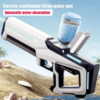 Electric Water Guns For Adults Powerful Squirt Automatic Water Suction Water Blasters Summer Outdoor Beach Toy For Boys Kid Gift