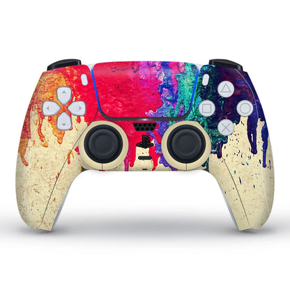 Protective Decal Skin for PS5 Controller Gamepad Full Protection Sticker for PlayStation 5 Joystick for PS5 Accessories