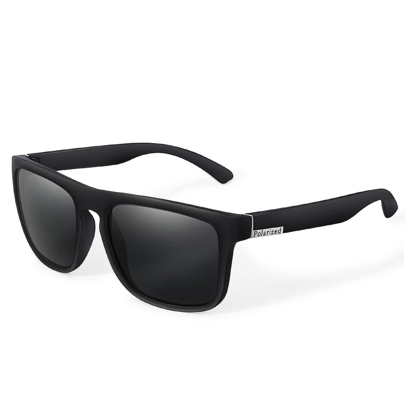 Retro Square Polarized Cycling Sunglasses UV400 Unisex