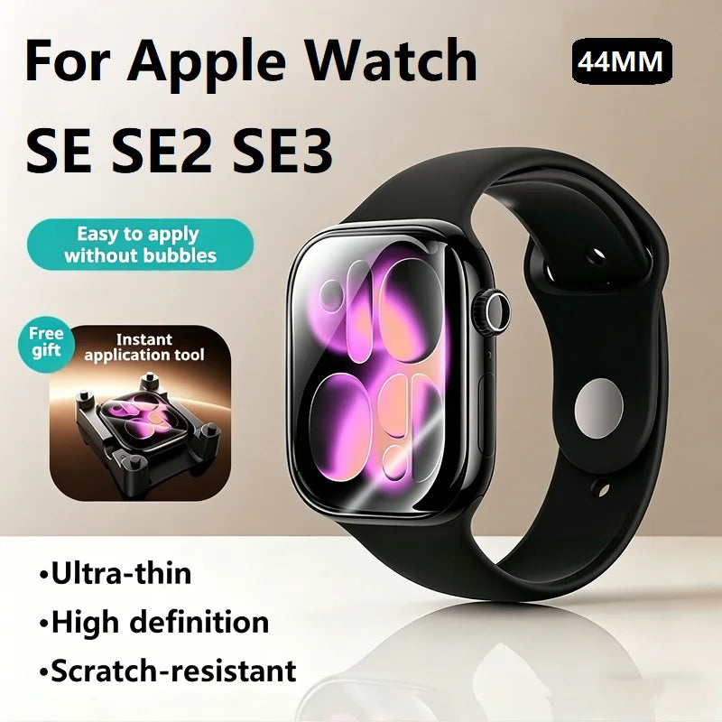 SAMZHE Screen Protector For Apple Watch Series 11/10/9/8/7/6 SE/SE2/SE3 40-46MM Full-coverage Protector Softened Protector Film