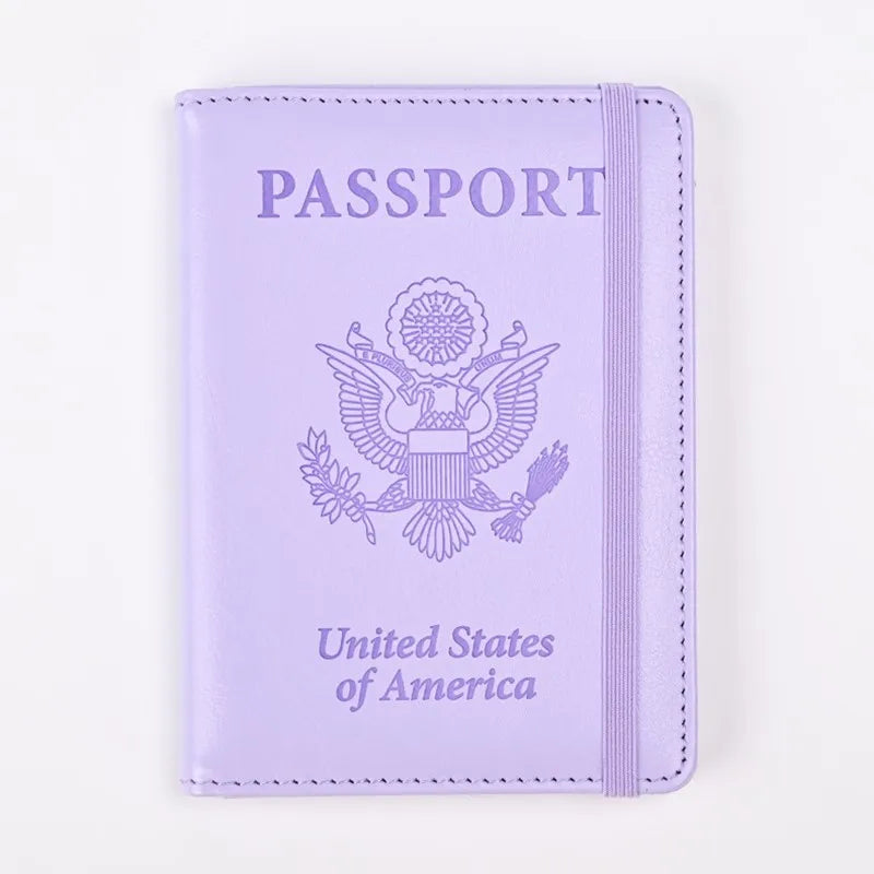 Passport Holder for Travel, Rfid Passport Cover Case, Passport Wallet Women Travel Essentials Accessories Document Organizer