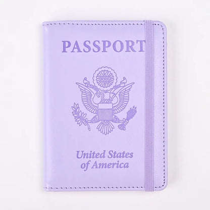 Passport Holder for Travel, Rfid Passport Cover Case, Passport Wallet Women Travel Essentials Accessories Document Organizer