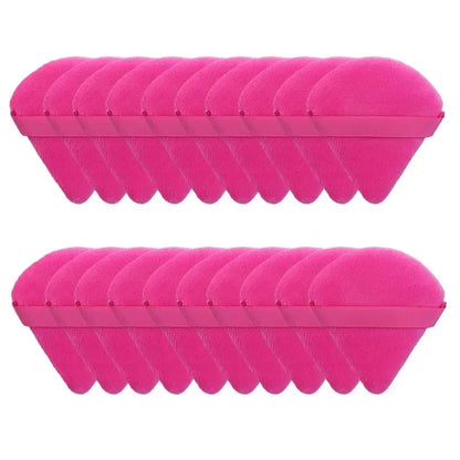 Triangle Velvet Powder Puff – Soft Makeup Sponge