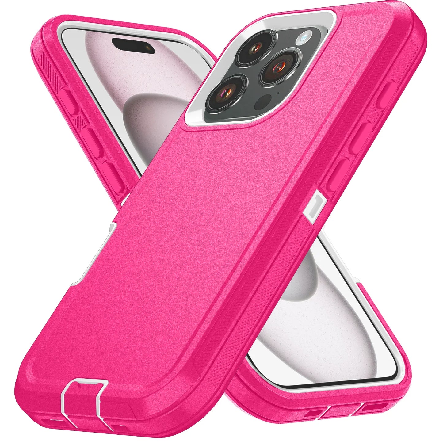 Armor Defender iPhone Case with Stand – PC + TPU