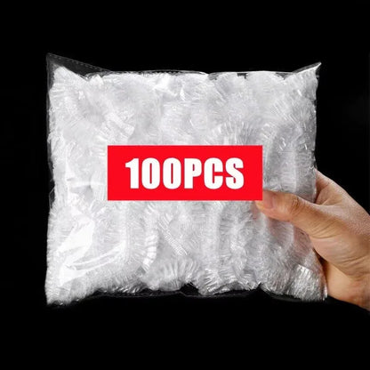 Disposable Elastic Food Covers for Bowls & Plates (100pcs)