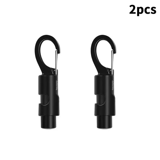 Camping Gear Durable Aluminum Alloy Tent Windproof Rope Hanger For Outdoor Camping Travel Kit Survival Buckles - Urbizia