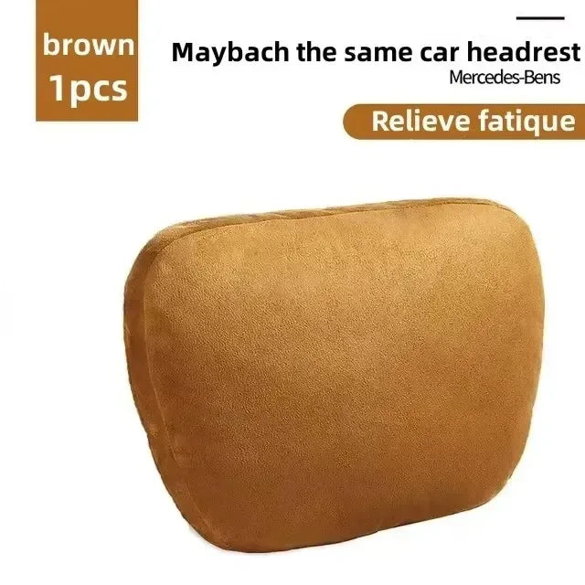 Luxury Car Headrest Neck Support Pillow – Universal Adjustable Cushion - Urbizia