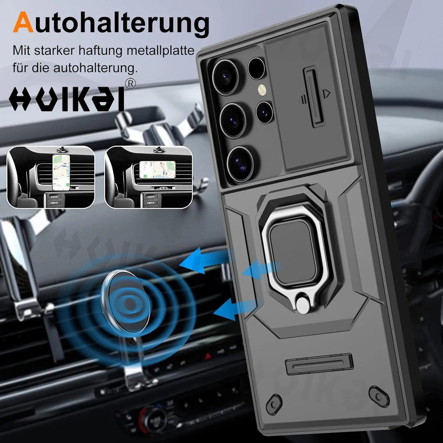 Case For Samsung Galaxy S26 Ultra Samsung S26 Plus Samsung S26 Slide Camera Case Stand Armor Antifall Protection Kickstand Cover