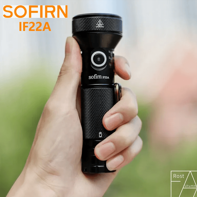 SOFIRN IF22A TIR Optics 2100lm LED Flashlight Rechargeable 21700 USB C Powerful EDC Light Torch Outdoor Lantern for Fish