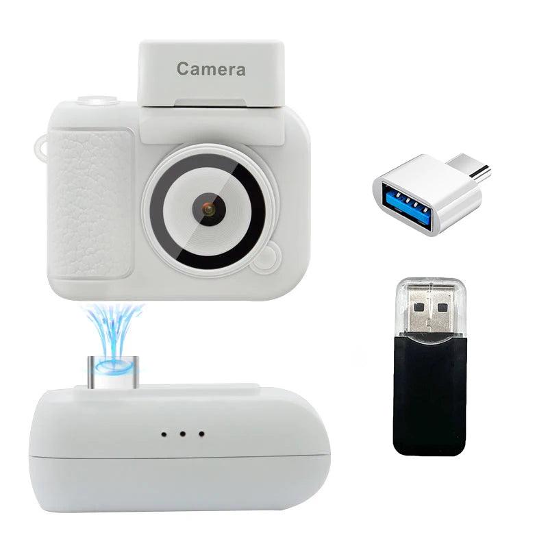 Y4000 Mini Keychain Camera With Screen HD 1080P Portable Retro kids Cam Ultra Compact Pocket DV Video Recorder With Flash Lamp
