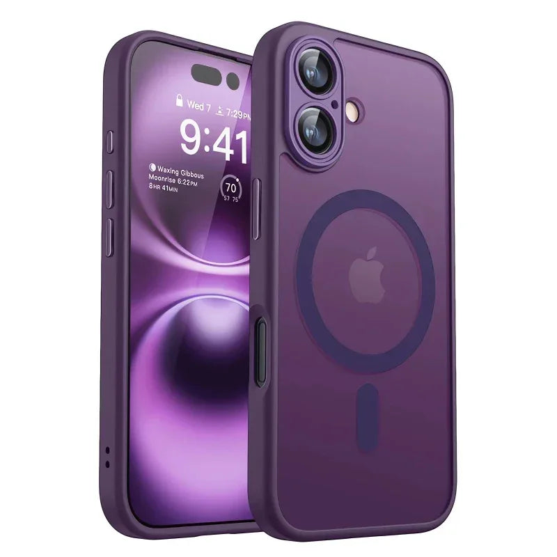 Magnetic Armor Shockproof Case – iPhone 11–17 Series
