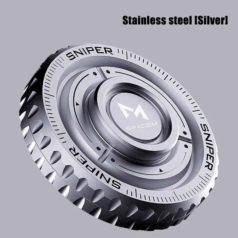 3in1 EDC Metal Pushing Card Hand Spinner Coin Adults Creative Anti-stress Fidget Toys 2024 New Stress Reliever Fidget Spinner