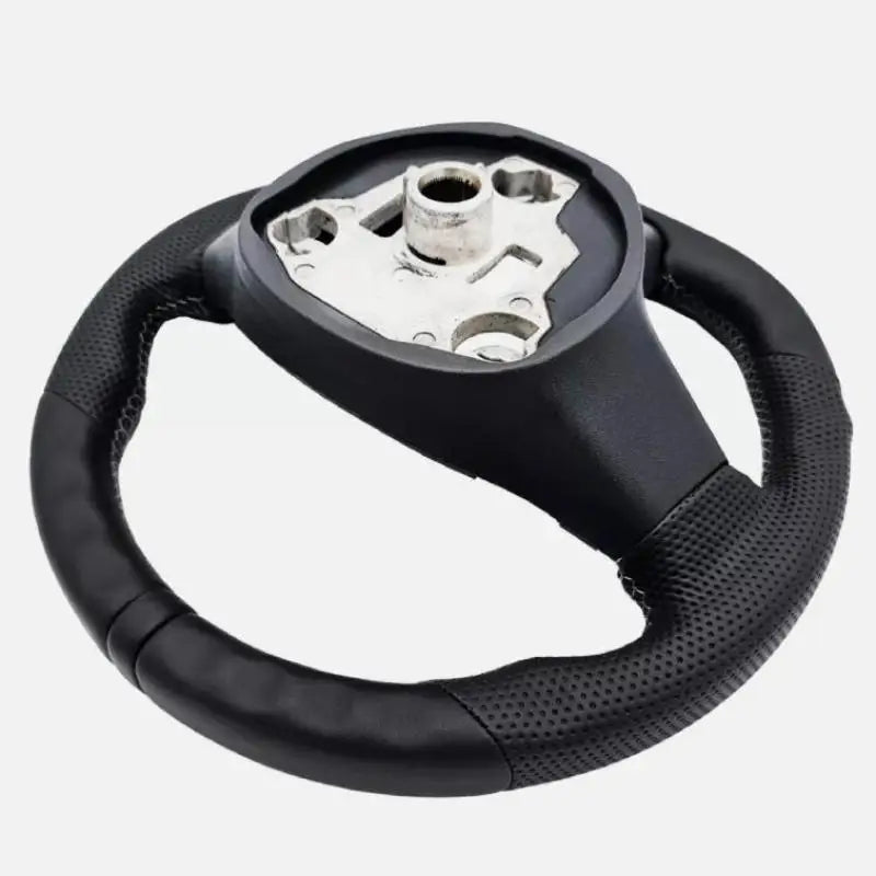 Heated Steering Wheel Perforated Leather Steering Wheel with Heating Function  For Tesla Model 3 2017-2023 Model Y 2020-2024