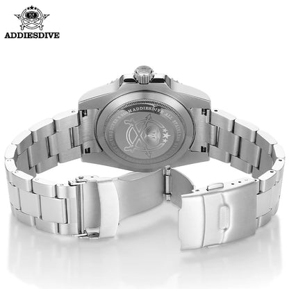 ADDIESDIVE Quartz Luxury Stainless Steel Gift Watch Diver Watch 200M C3 BGW9 Super Luminous Ceramic Bezel Sport Men Watches Fash