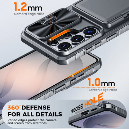 For Galaxy S26 Ultra Case Wallet-Full Body Protective with Card Holder(4 Cards) Camera Cover & Kickstand for Women & Men-Gray