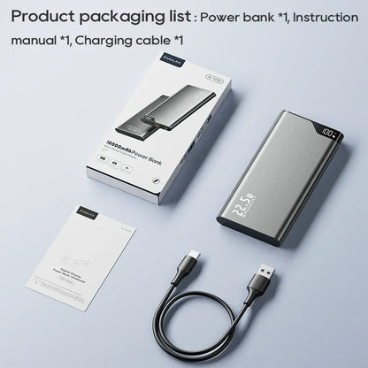KUULAA Power Bank 10000mAh Portable Charger PowerBank 22.5W Fast Charging External Battery For iPhone 17 16 15 batterie externe