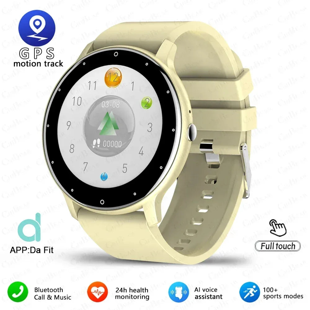 New Smart Watch Men Sports Fitness Watch Heart Rate Full Touch Screen Bluetooth Call 2025 New Ultra Light Smartwatch - Urbizia