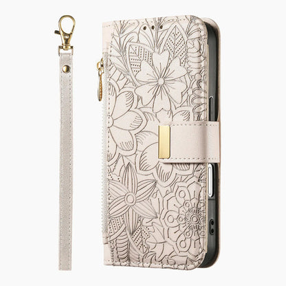 PU Leather Zipper Crossbody Flip Wallet Card Slot Phone Case For Samsung Galaxy S26 Plus S26 Pro S26 Ultra A57 Wrist Strap Cover