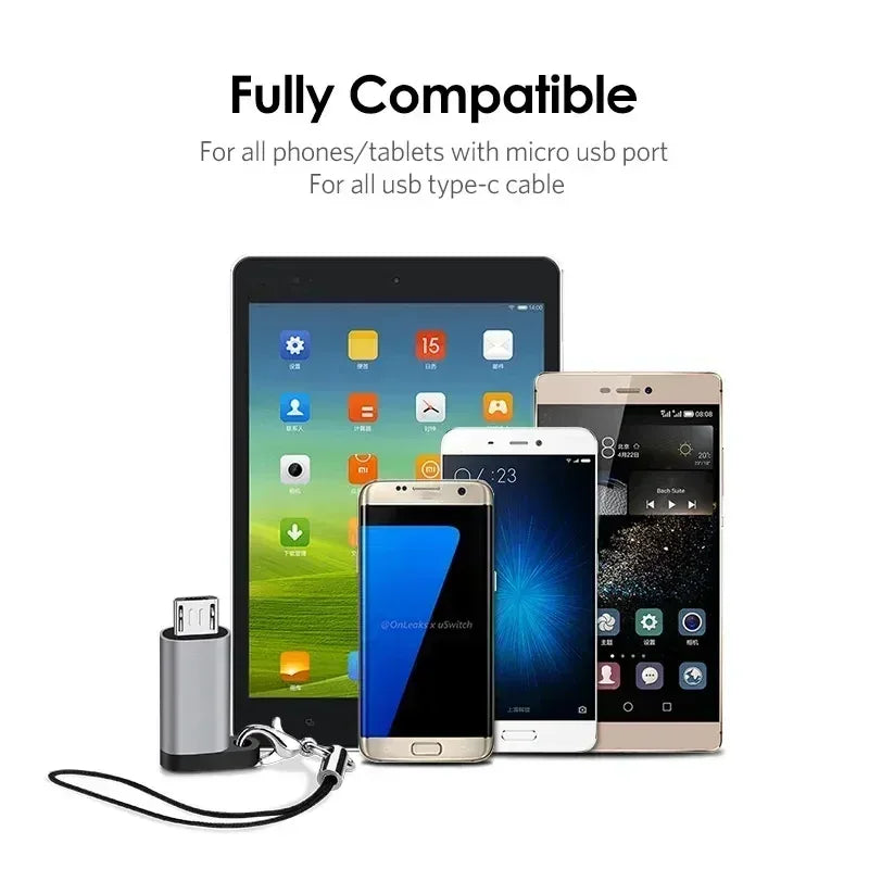 USB-C to Micro & Mini USB Adapter Converter