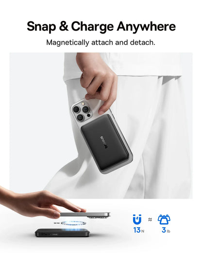 Baseus Qi2 10000mAh Magnetic Wireless Power Bank 15W