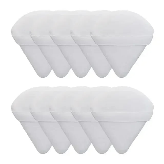 Triangle Velvet Powder Puff – Soft Makeup Sponge