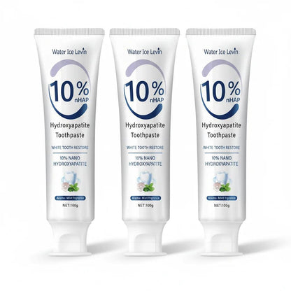 10% Nano Hydroxyapatite Toothpaste Restores White Teeth. Protects Gums. Deep Cleans. Brightens Smile. 100g Fresh Mint.