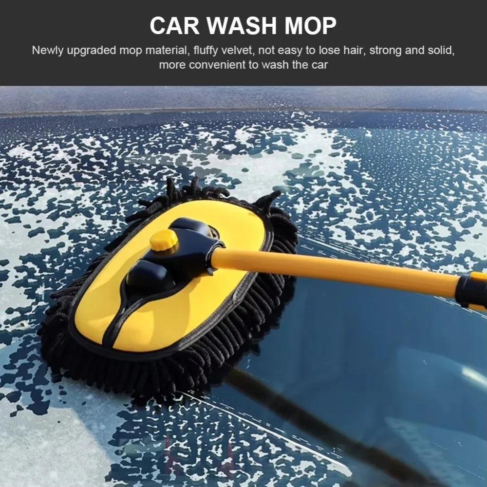 New 27cm Car Wash Mop Head Chenille Removable Mop Replacement Cloth Heavy Duty Reusable Mop Accessories
