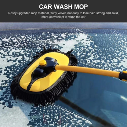 New 27cm Car Wash Mop Head Chenille Removable Mop Replacement Cloth Heavy Duty Reusable Mop Accessories
