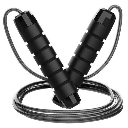 1PCS The New Jump Rope Steel Wire Skipping Exercise Adjustable Jumping Fitness Workout Training Home Sport Equipment Tangle-Free - Urbizia