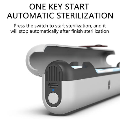 HOMEFISH Rechargeable Mini UV light toothbrush sanitizer sterilizer case for for Traveling