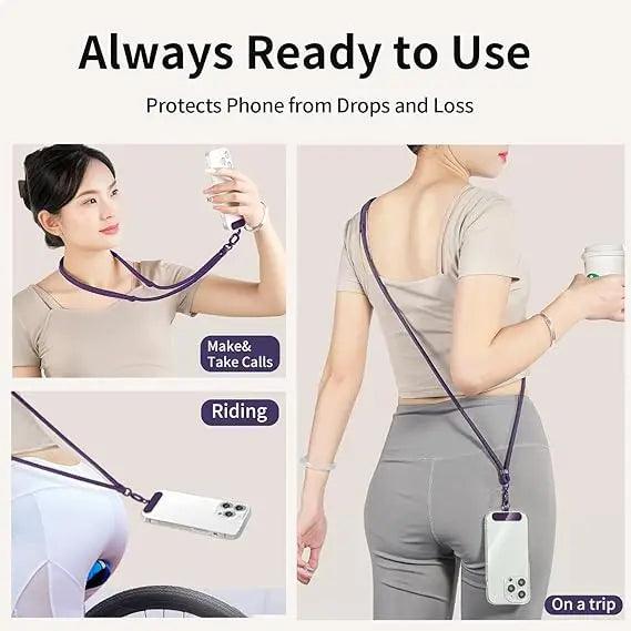 Adjustable Crossbody Phone Lanyard Strap