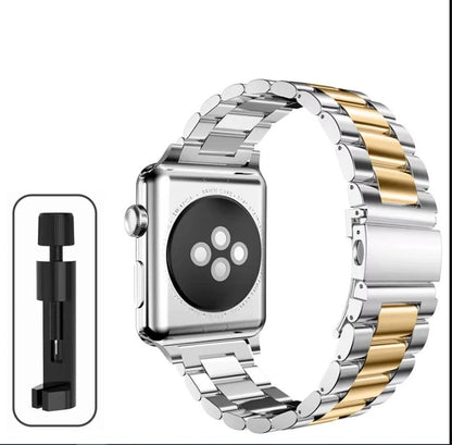 Stainless Steel Strap For Apple Watch Band 45mm Ultra 49mm 41mm 40mm 44mm 46mm Strap Metal Bracelet For Iwatch Series 11 10 42mm