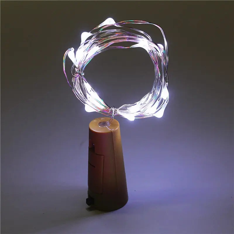Bar LED Wine Bottle Cork String Lights (2M)