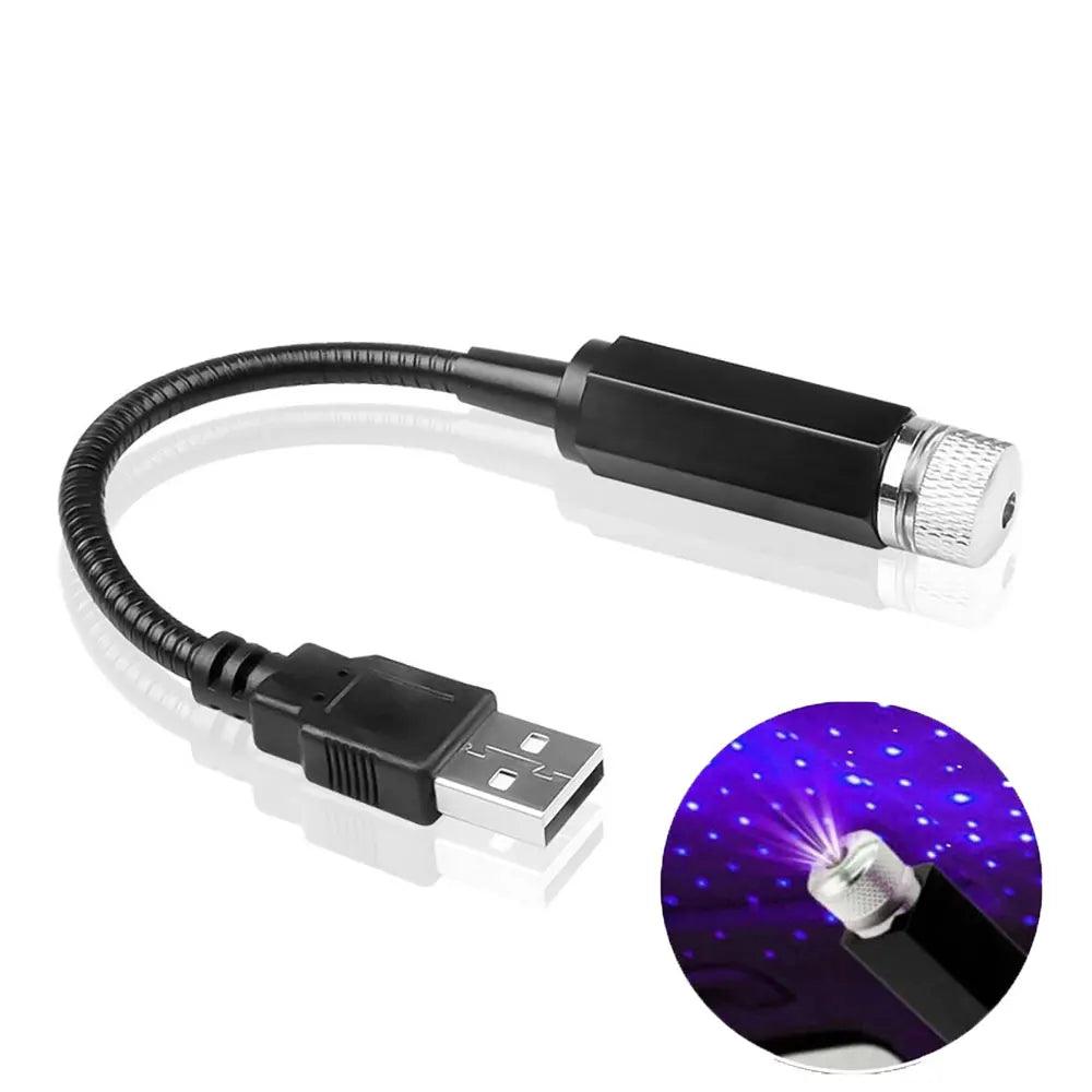 USB LED Star Projector Light for Car Roof