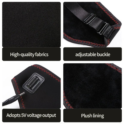 Heating Massage Eye Mask - Hot Compress Relieves Fatigue/Dark Circles, Aids Sleep, 3 Gears Heat & Vibration (For Eye Strain)