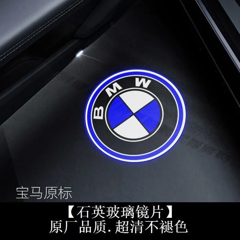 Car Door Welcome Light for BMW M Performance E46 E90 E60 F20 X1 F10 F30 Logo Ghost Shadow LED Atmosphere Light Universal Fit