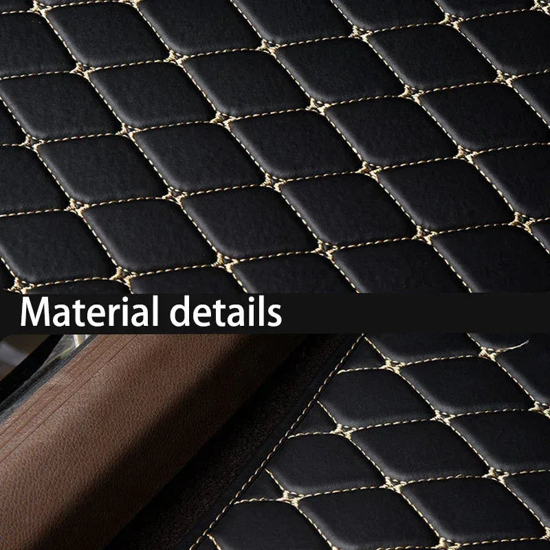 Universal 5-Piece Car Floor Mats – PU Leather Waterproof Foot Pads - Urbizia