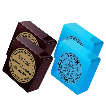 Men's Cologne Soap, Cologne Perfume Soap, Sandalwood Soap, Bath Soap Face Wash Bath Body Soap Essential Oil Handmade Soap 70g