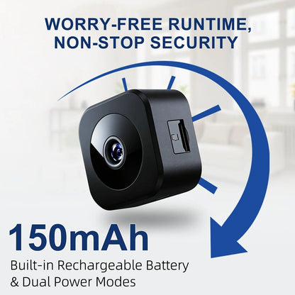 Security Camera Mini Full Color Night Vision High Definition WiFi Monitor Waterproof Motion Detect Surveillance Smart Home