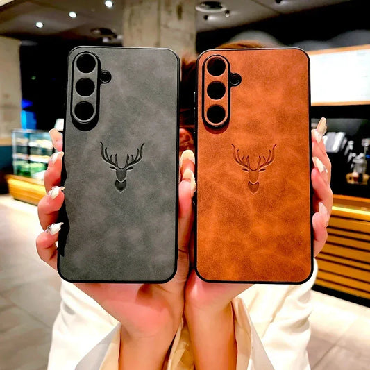 Retro Leather Full Cover Case for Samsung Galaxy