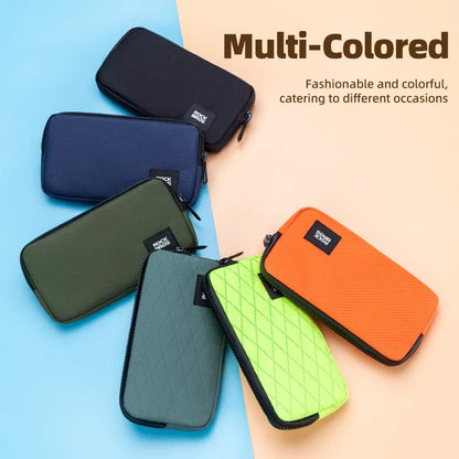 ROCKBROS Phone Bag Daily Use Small Size Lightweight Portable Multifunctional Hand Bag Zipper Storage Coins Wallet Commute Bag