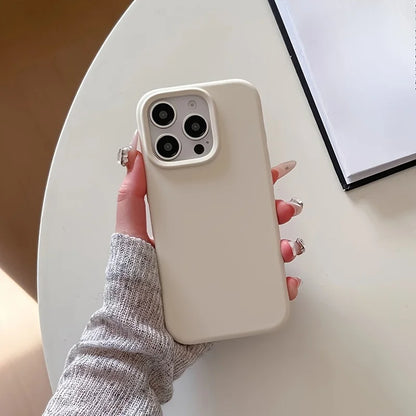 Simple Liquid Silicone Phone Case For iPhone 18 Pro Max 17 16 13 15 14 12 Pro Max Cases With Box Soft Fashion Shockproof Cover