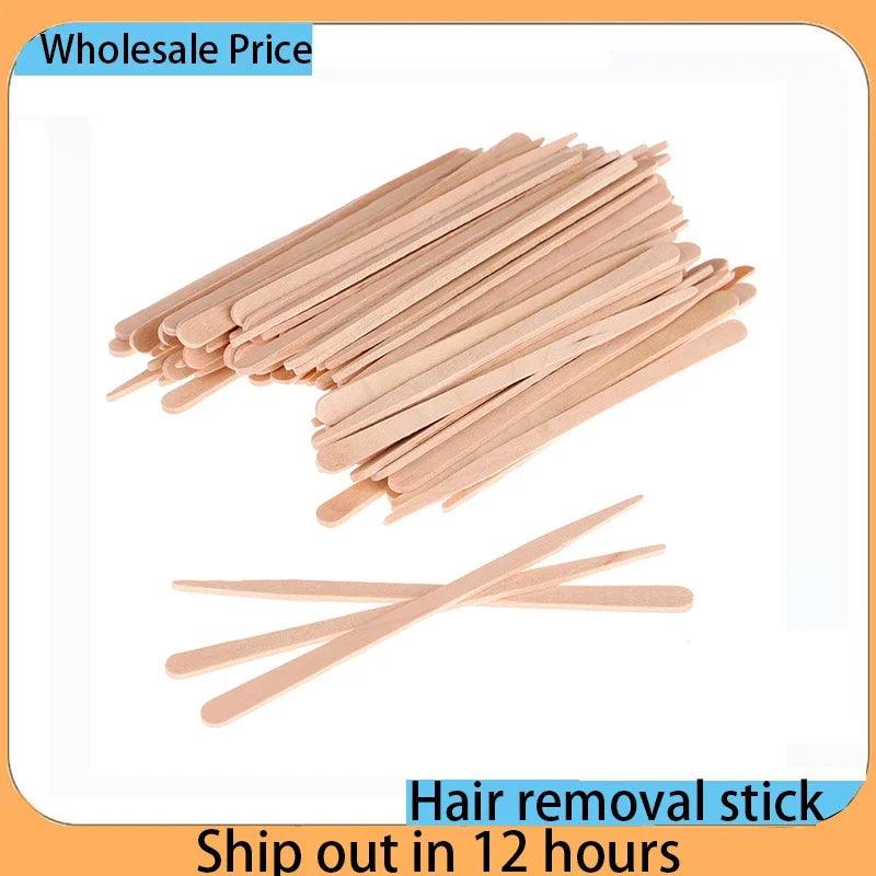 Disposable Wooden Spatulas & Hygiene Sticks (100 Pcs Set)
