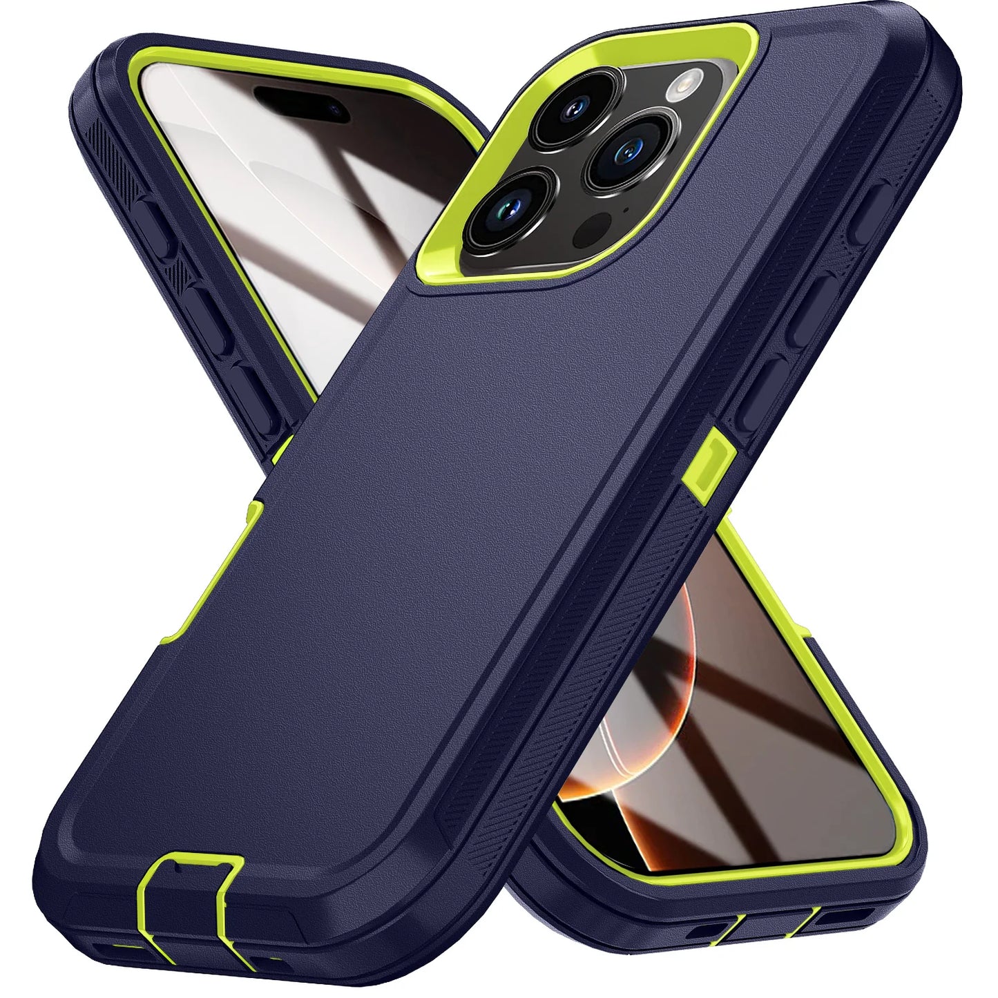Armor Defender iPhone Case with Stand – PC + TPU