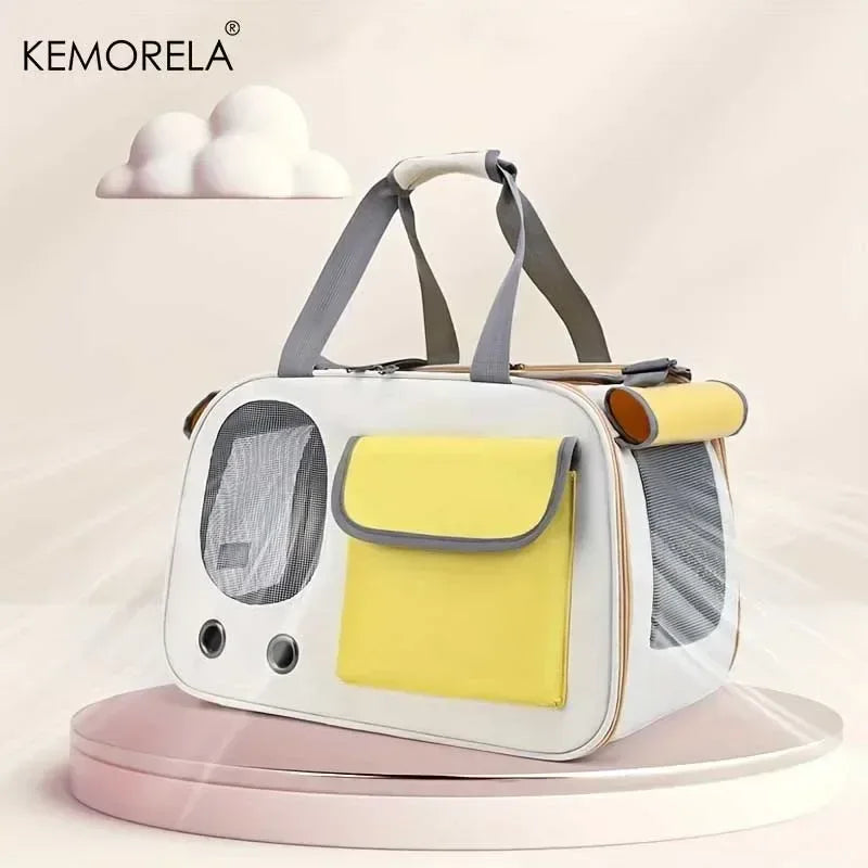 1Pcs Portable Pet Carrier Cat Bag For Cats And Dogs Ideal For Travel And Outdoor Activities Suitable For Cats And Small Dogs - Urbizia