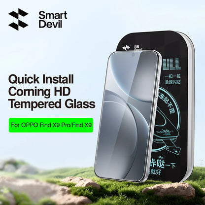 SmartDevil Tempered Glass Film for OPPO Find X9 Ultra X9 Pro X9 HD Clear Screen Protector Corning Glass Anti-scratch