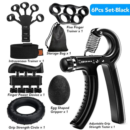 5-60Kg Adjustable Heavy Hand Gripper Fitness Hand Exerciser Grip Wrist Training Finger Gripper Hand Strengthener For Patient - Urbizia
