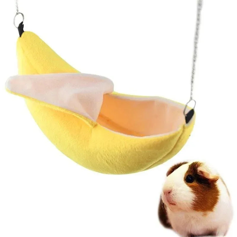 Hamster Soft Warm Bed Rat Hammock Pig Squirrel Winter Pet Toy Hamster Cage House Hanging Nest+Mat House Bed Animal Mice Rat Nest - Urbizia