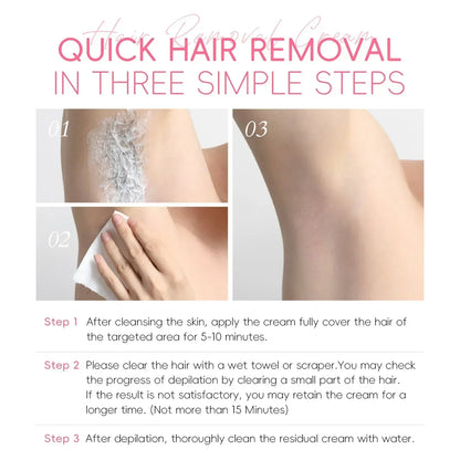 LAIKOU Hair Removal Cream Intimate Areas Epilator Cream Painless Health Hair Remover Growth Inhibitor Men Woman Body Care 50g - Urbizia