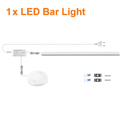 Motion Touch Sensor LED Cabinet Light Bar (Wireless Under Cabinet Lamp)